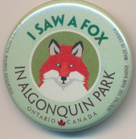 I Saw a Fox See Saw Badge